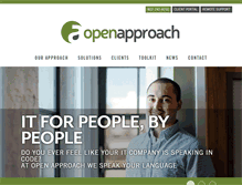 Tablet Screenshot of openapproach.com